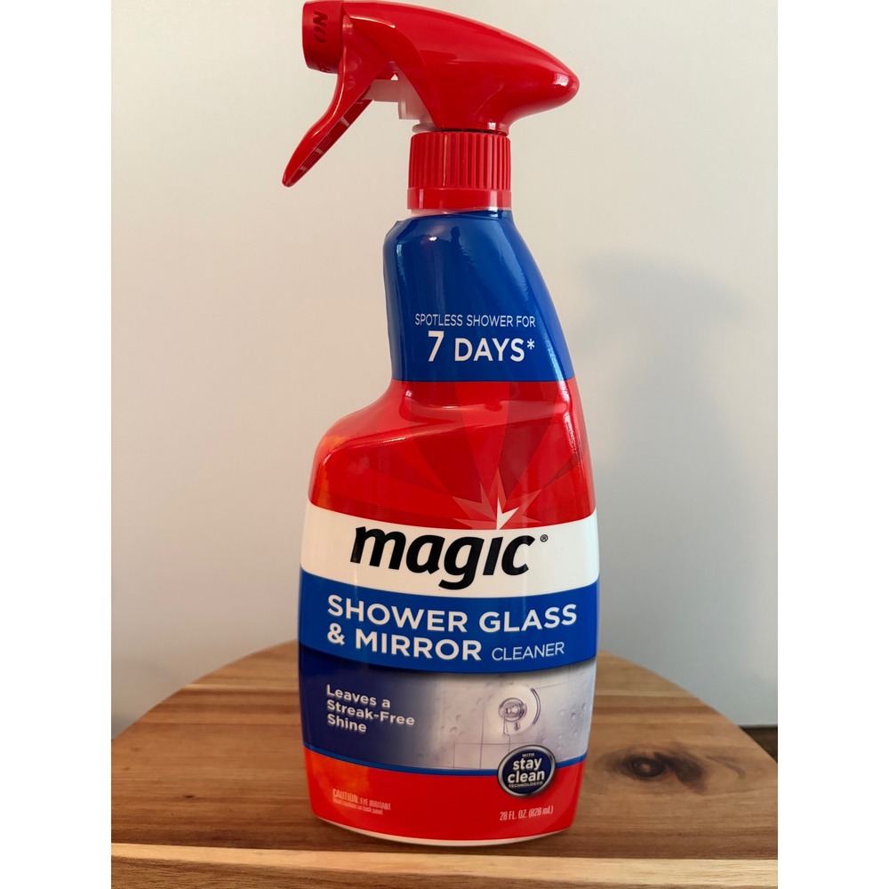 Magic Shower Glass & Mirror Cleaner 28 Fl Oz Anti Fog Removes Soap Scum New